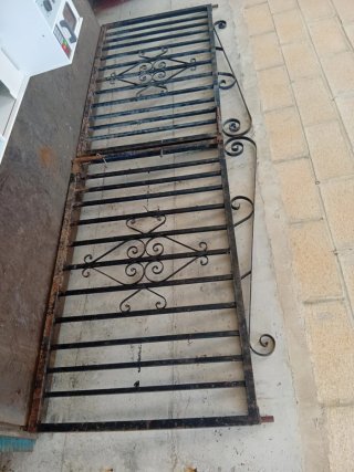 Puertas de jardín de hierro forjado