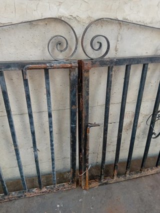 Puertas de jardín de hierro forjado