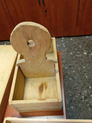 Lotto di 2 Scatole in Legno Vintage