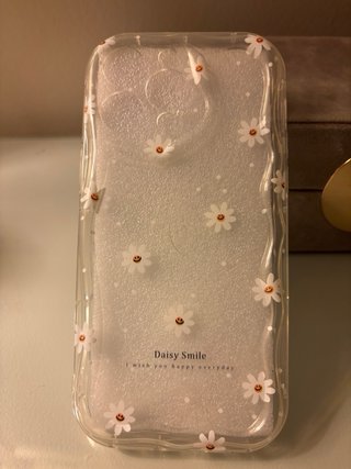 Funda iPhone 14 Pro Transparente Flores