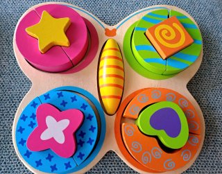 Puzzle Mariposa Andreu Toys Madera