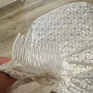 Velo de Novia Encaje Blanco