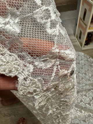 Velo de Novia Encaje Blanco