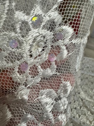 Velo de Novia Encaje Blanco