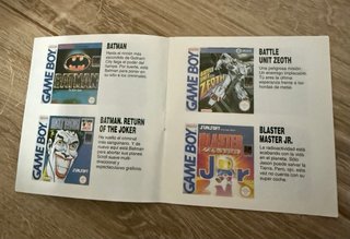 Catálogo Game Boy Spaco 1993