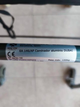 Andador de aluminio plegable Easy way Dubai