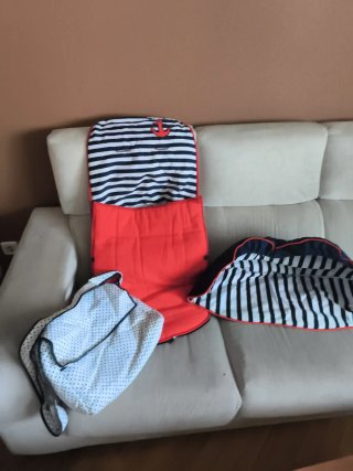 Saco Carro Bebé + Capota + Bolso Náutico