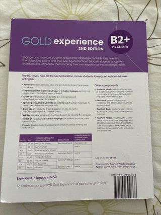 GOLD EXPERIENCE 2ED B2+ STUDENT'S BOOK & INTERA...