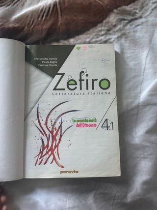 Zefiro 3, 4.1, 4.2: Letteratura italiana