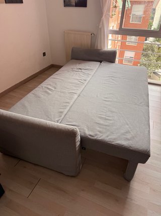 Sofá cama Ikea beige tela