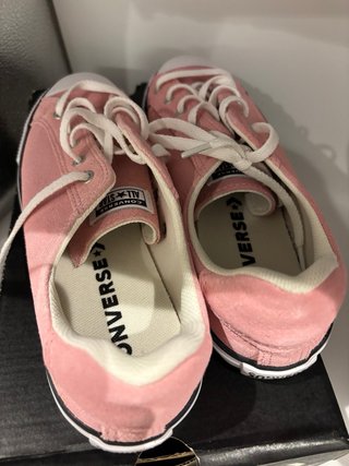 Converse All Star Camoscio Rosa Tg 37