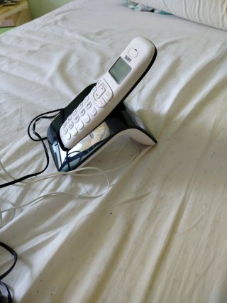 Telefono cordless SAIET bianco e nero