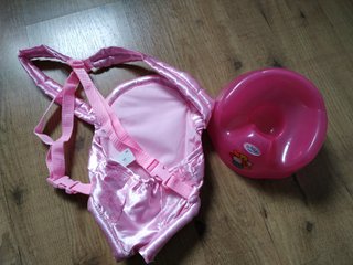 Mochila y orinal Baby Born