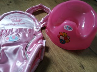 Mochila y orinal Baby Born