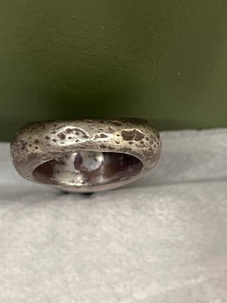 Anillo Plata con Piedra Roja