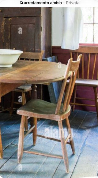 Coppia sedie stile Amish USA
