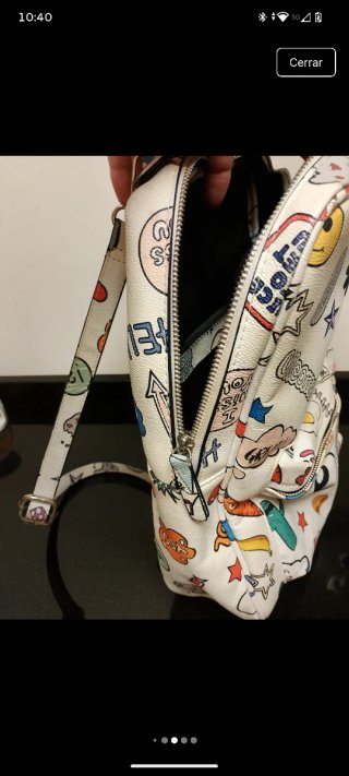 Mochila Parfois multicolor con dibujos