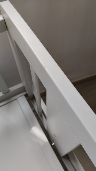 Minicuna colecho gris con colchón de aire