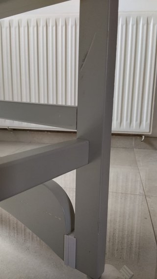 Minicuna colecho gris con colchón de aire