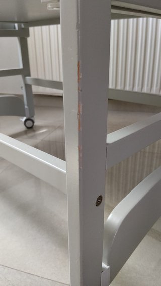 Minicuna colecho gris con colchón de aire