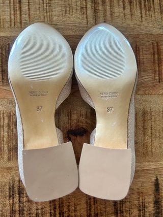 Scarpe Blue&Rose dorate tacco 37
