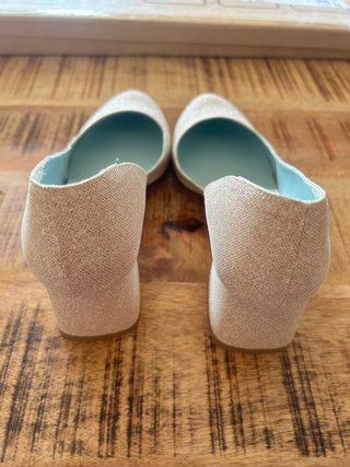 Scarpe Blue&Rose dorate tacco 37