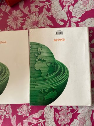 pack dos libros Geografía, 2 Bachillerato anaya