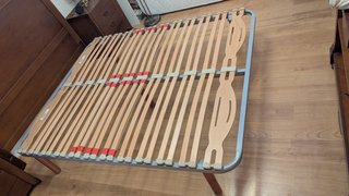 Somier de madera y metal