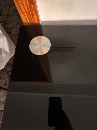 Mesa de comedor cristal negro