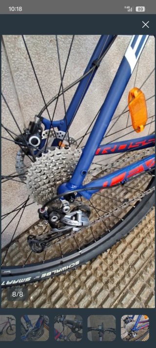 Bicicleta Kross Azul y Roja