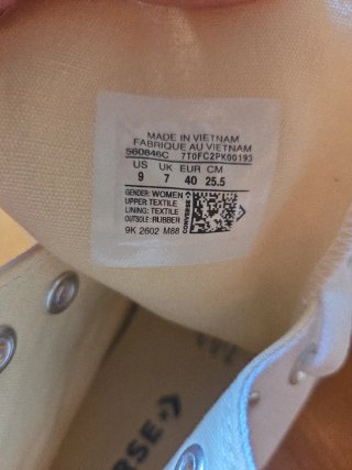 Converse Blancas Talla 40, all star