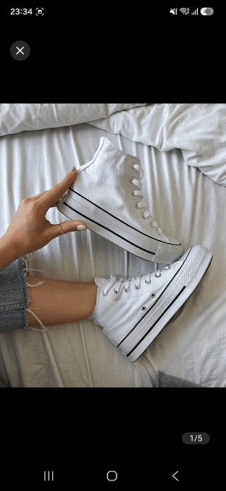 Converse Blancas Talla 40, all star