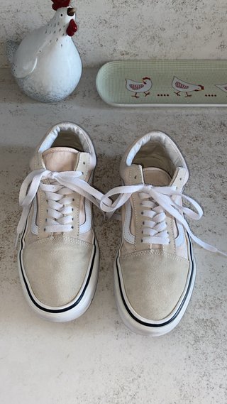 Zapatillas Vans Beige y rosas