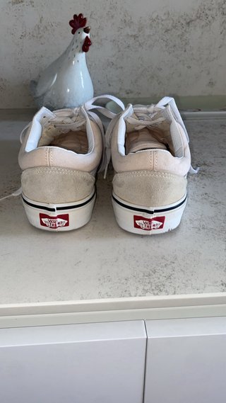Zapatillas Vans Beige y rosas