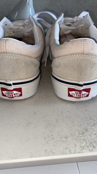 Zapatillas Vans Beige y rosas