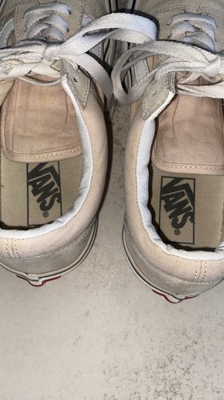 Zapatillas Vans Beige y rosas