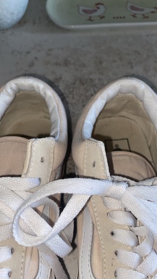 Zapatillas Vans Beige y rosas