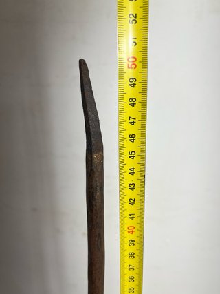 Antiguo Hierro de Marcar Ganado en Forja. A/J