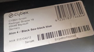 Silla Bebé Cybex Aton 4 con Base Isofix