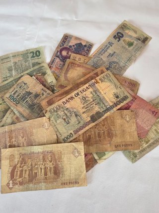 Lote 25 Billetes Africanos Variados