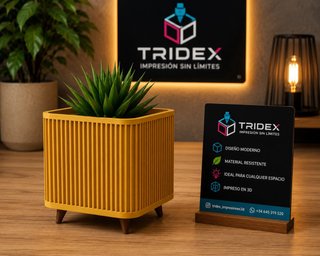 Macetero Shikaku 3D Tridex
