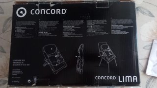 Trona de viaje Concord Lima plegable.