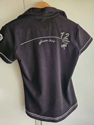 2 polos U.S. Polo Assn. negro/verde Talla M