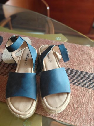 Sandalias Natura Azul Talla 37