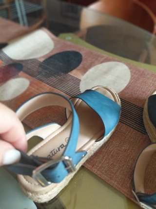 Sandalias Natura Azul Talla 37