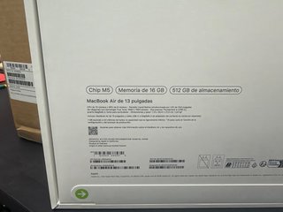 MacBook Air M5 m5 16gb 512