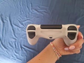 Mando PS4 Blanco Inalámbrico