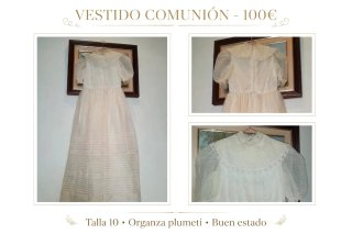 Vestido de Comunión Talla 10
