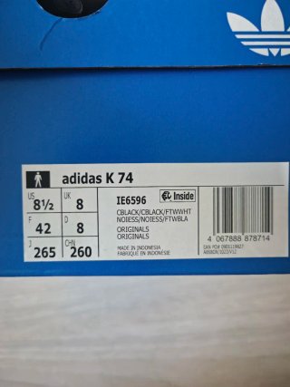 Adidas K74 Negras Nuevas