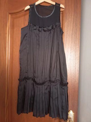 Vestido negro tipo años 20